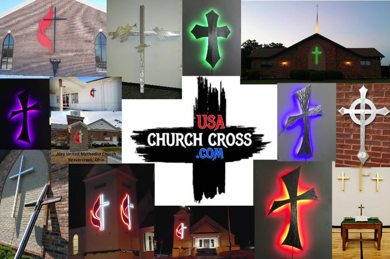 Custom Church crosses with or without LED lighting, church cross,church crosses,LED cross, LED crosses,Large cross,church sign,church signs